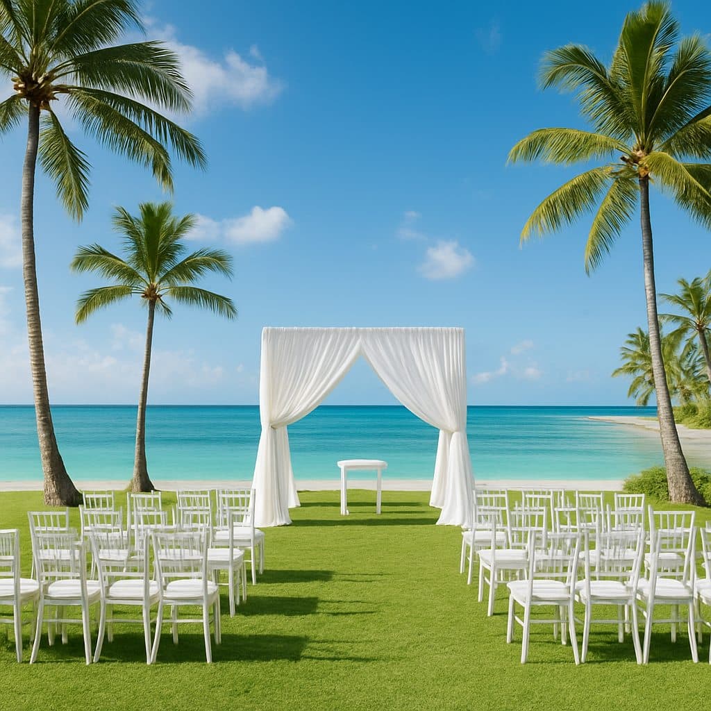 Fiji beachfront wedding venue